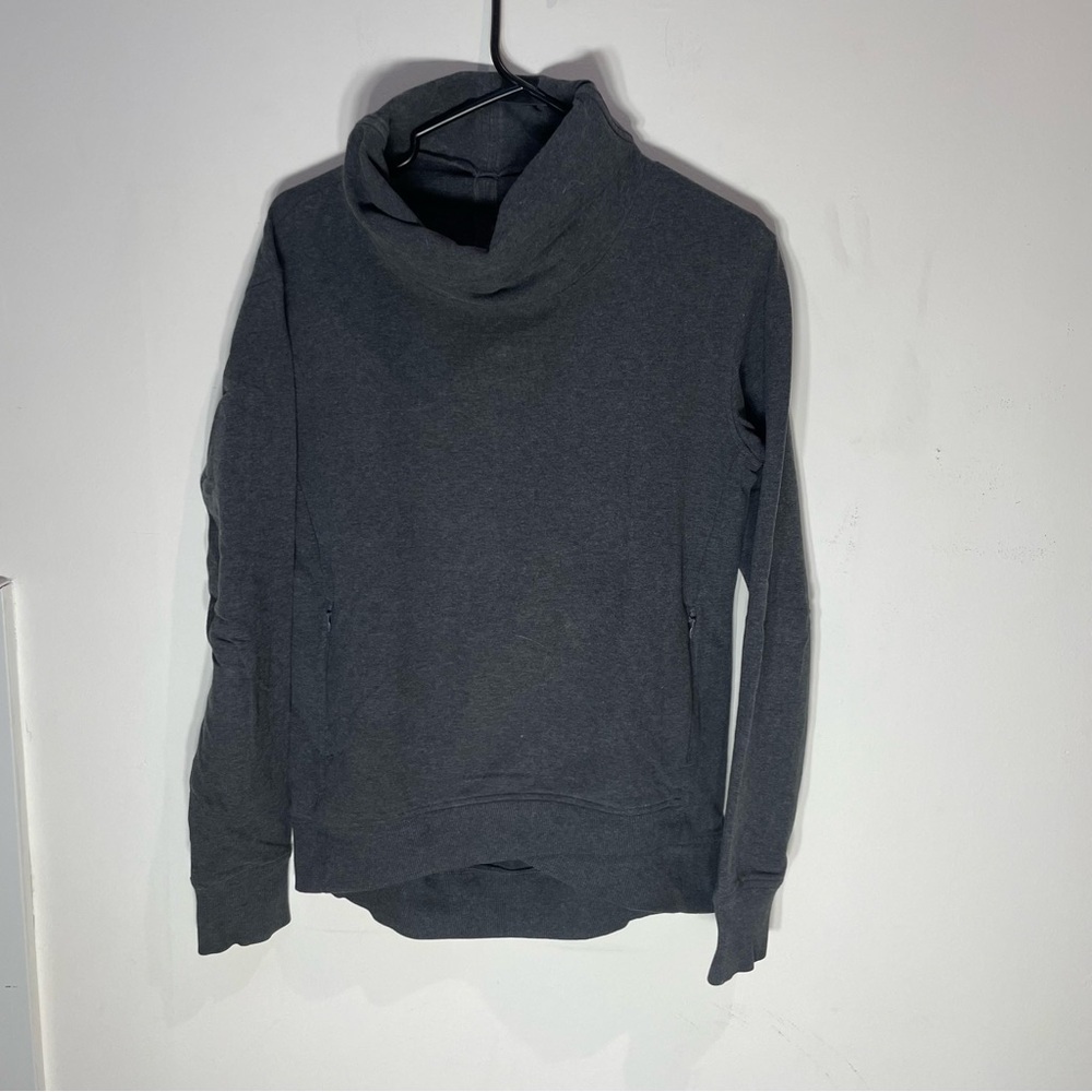 lululemon athletica Charcoal Cowl Neck Sweater